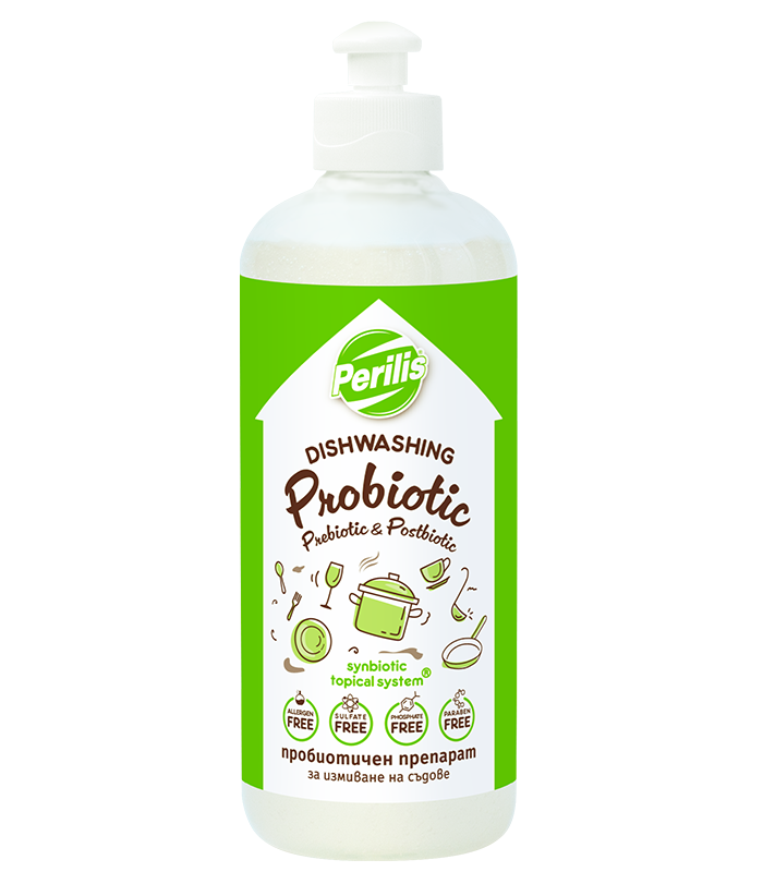 Dishwashing Probiotic Prebiotic & Postbiotic пробиотичен препарат за измиване на съдове 500ml