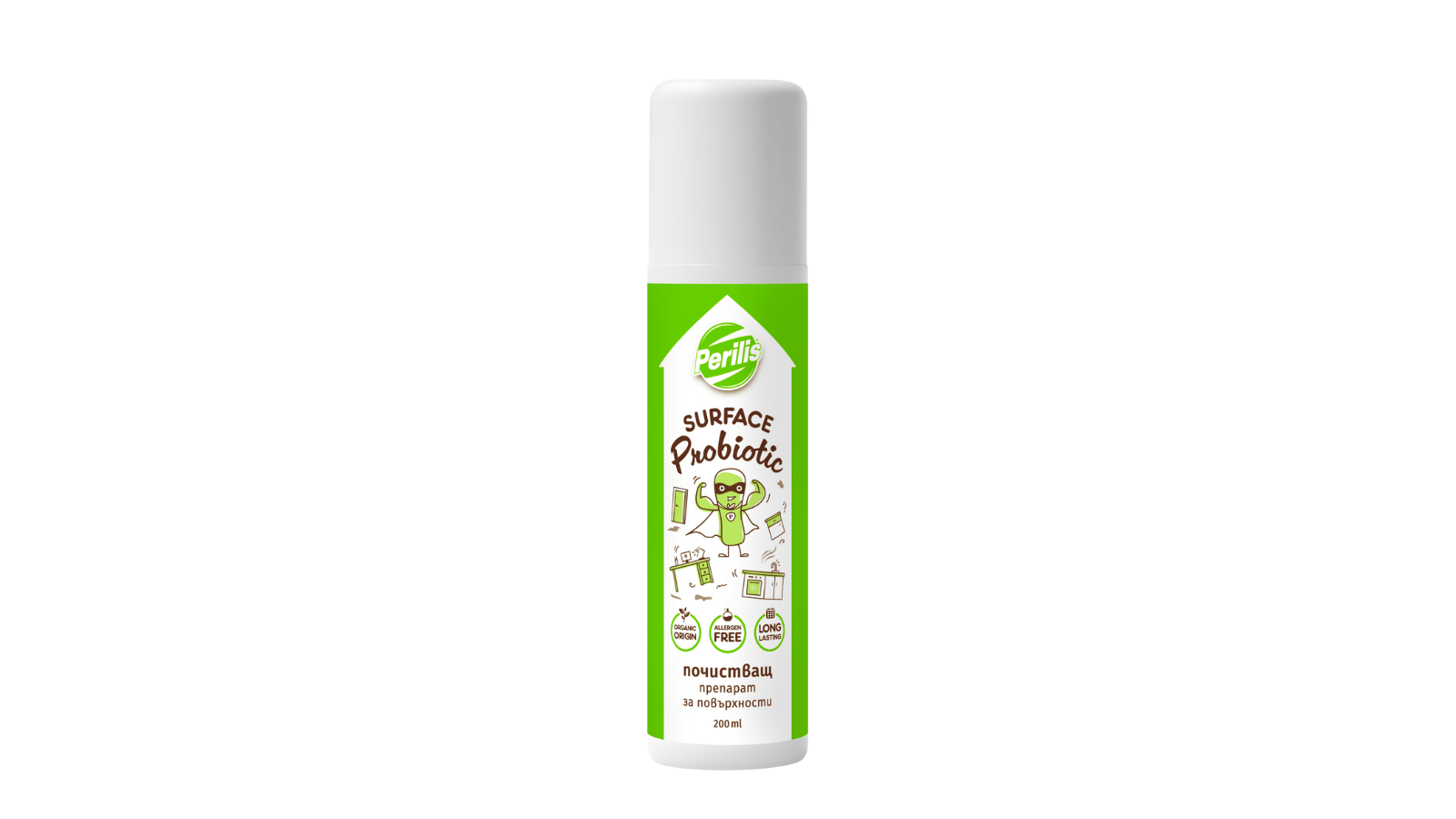 surface_probiotic_200ml_bg.png Surface Probiotic Prebiotic & Postbiotic почистващ препарат за повърхности SYNBIOTIC TOPICAL SYSTEM - Image 1